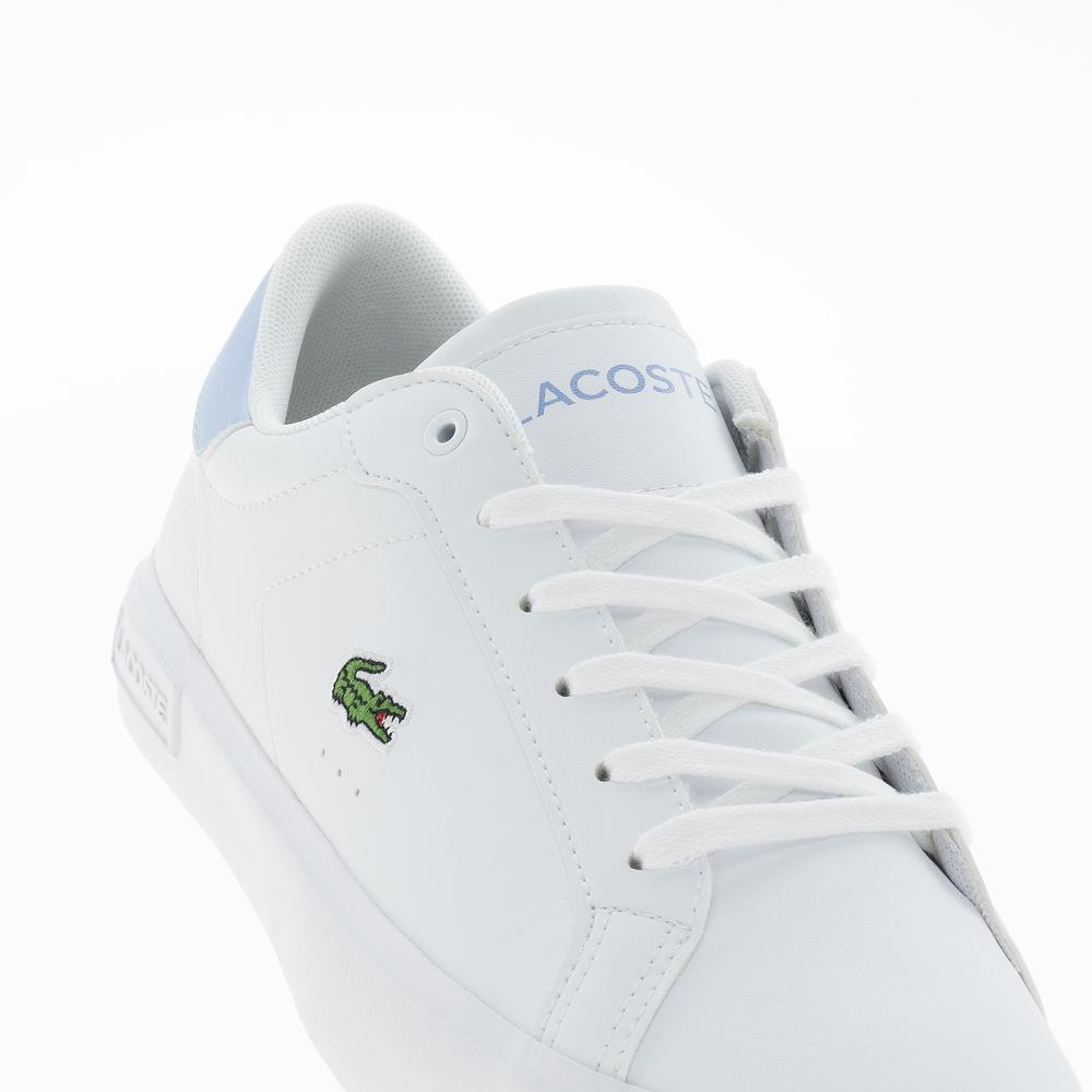 Buty młodzieżowe Lacoste Powercourt 1264 SUJ 751SUJ0004-2L6 - białe