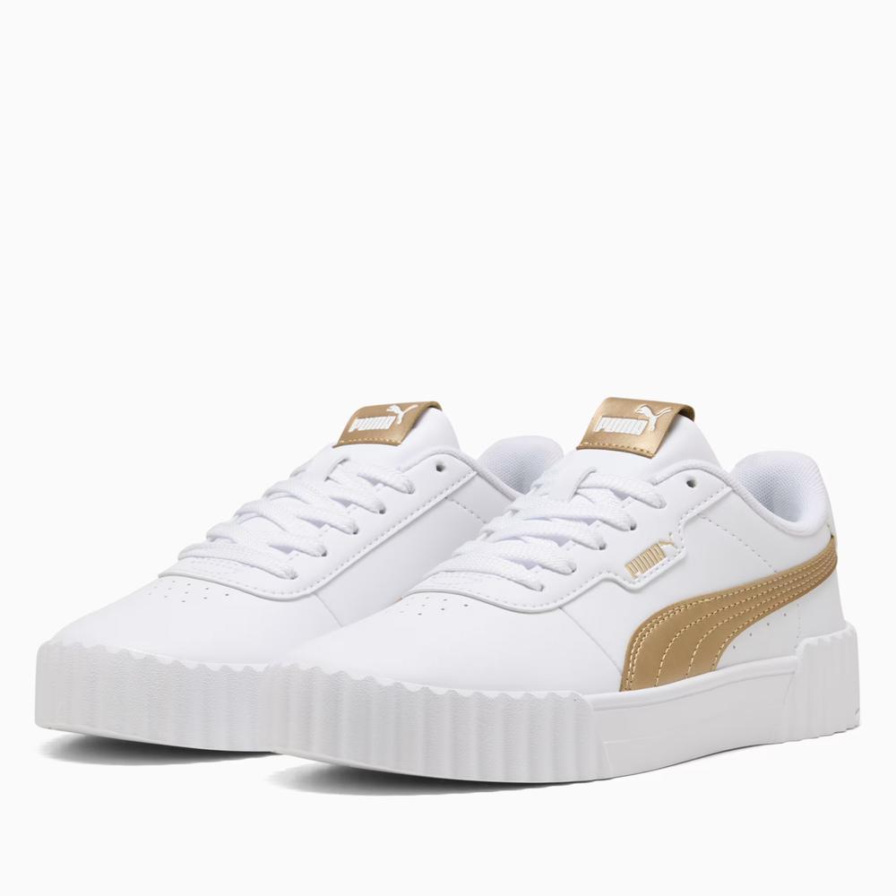 Buty damskie Puma Carina 3.0 Metallic Glam 40825501 - białe