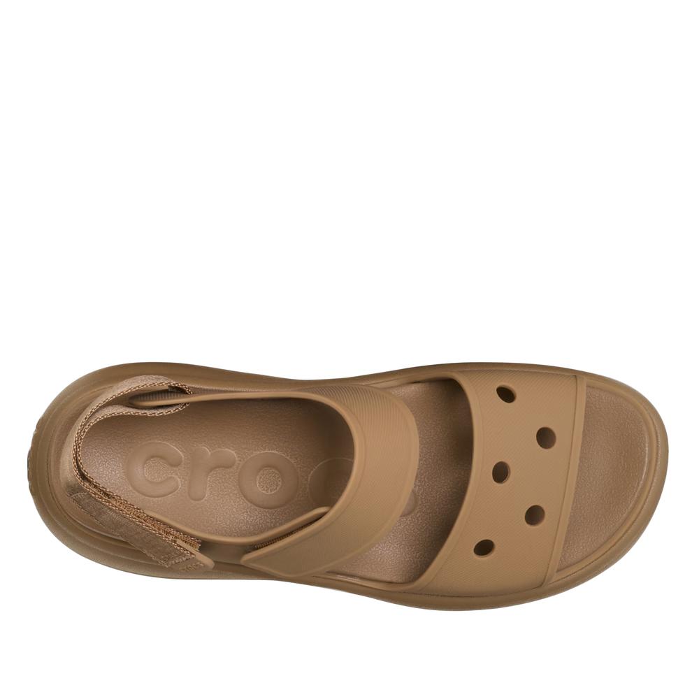 Sandały damskie Crocs Soho Y-Strap 211755-2EY - brązowe