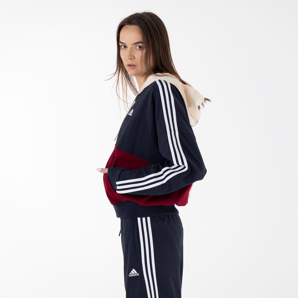 Bluza adidas Essentials Colorblock Full Zip Hoodie HJ9468 - multikolor