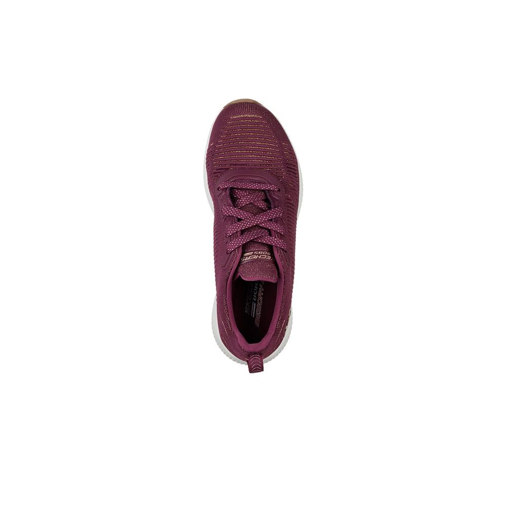 Buty Skechers Sport Squad Glam League 31347RAS - bordowe