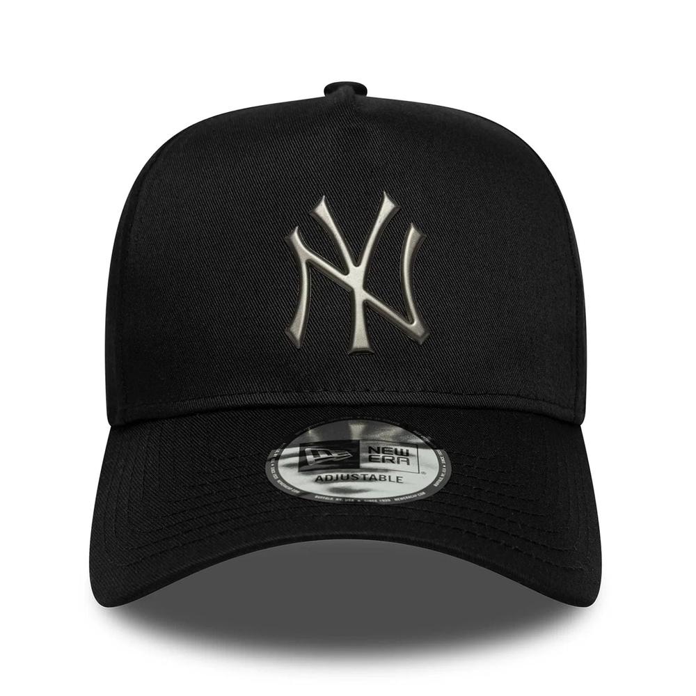 Czapka unisex New Era New York Yankees MLB Metallic 9FORTY E-Frame 60771870 - czarna