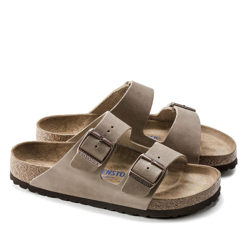 Klapki męskie Birkenstock Arizona 552811 - brązowe