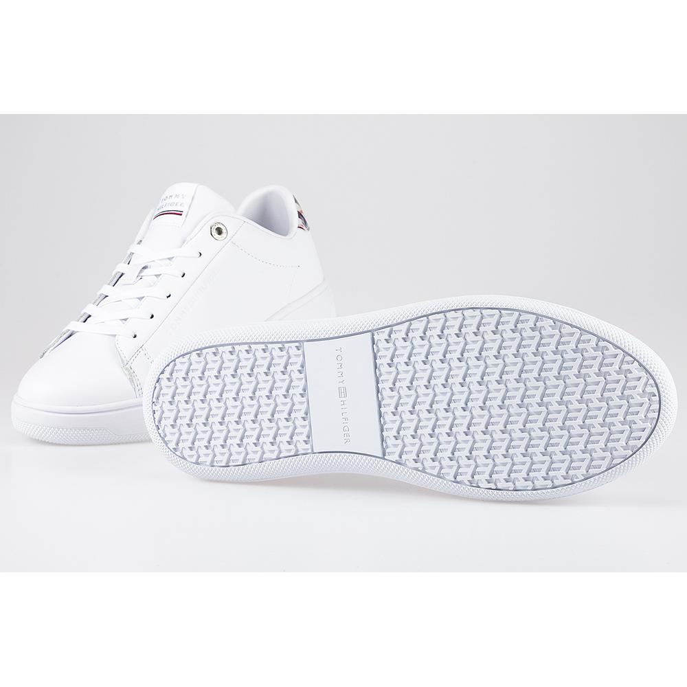 Tommy Hilfiger Monogram Leather Cupsole Trainers > FW0FW05552-YBR