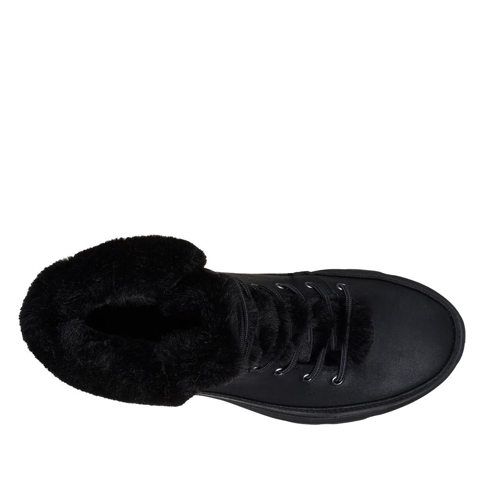 Buty damskie Skechers Glacial Ultra Wonderland 144202BBK - czarne