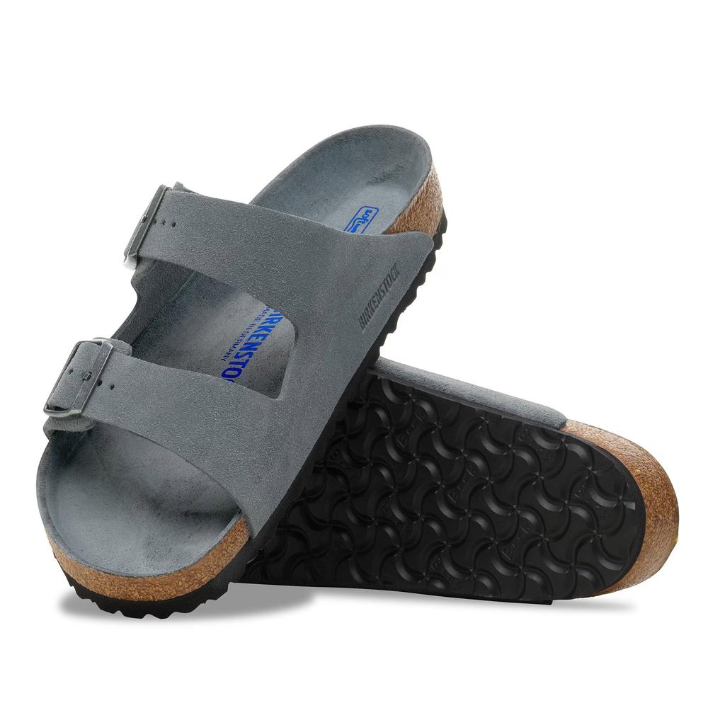 Klapki męskie Birkenstock Arizona 1030860 - szare