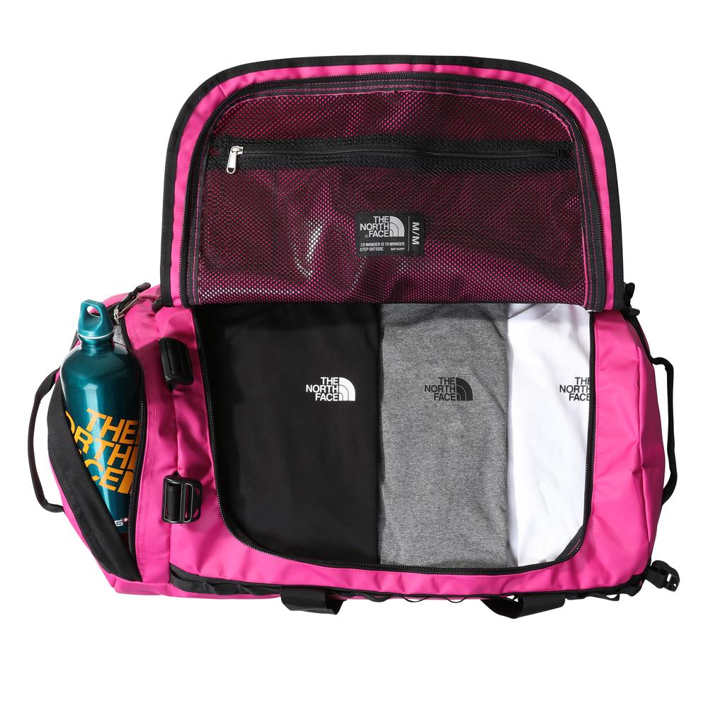 Torba The North Face Base Camp Duffel M 0A52SAND51 - różowo-czarna