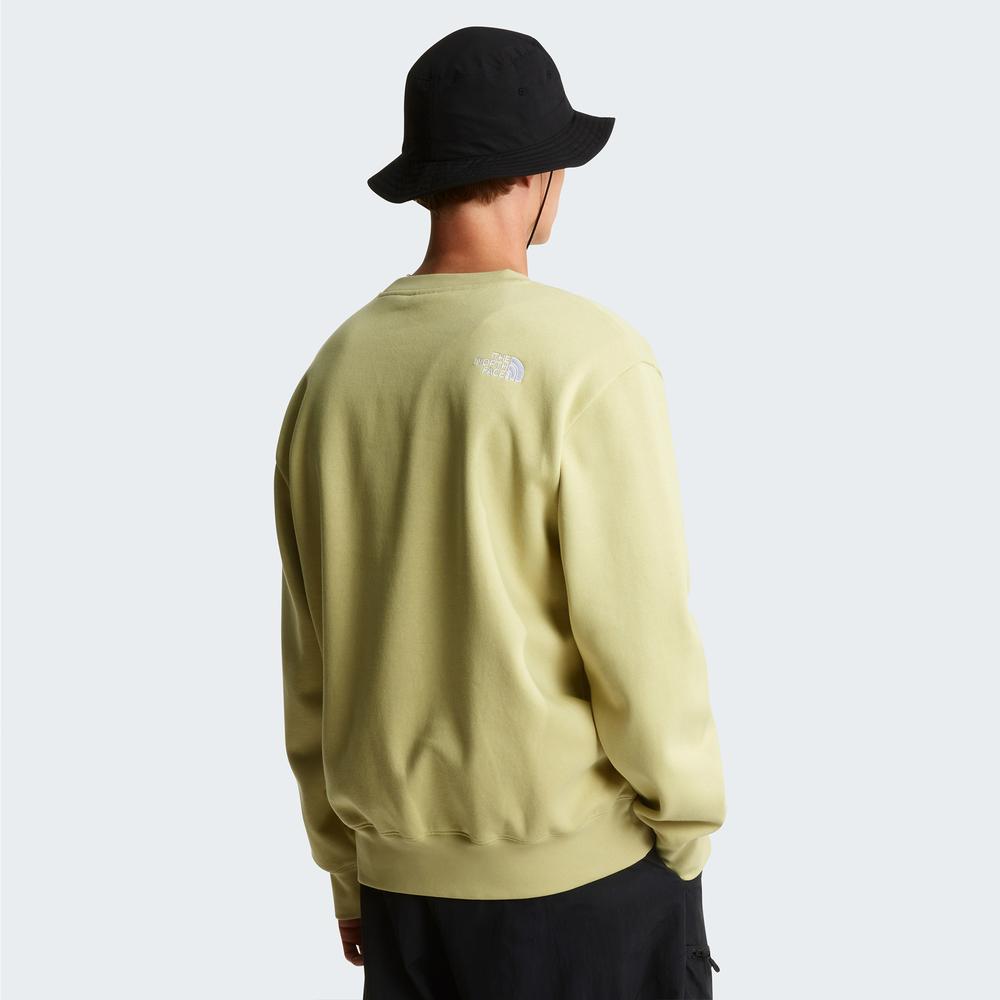 Bluza męska The North Face Essential Relaxed Crew 0A89ETG731 - żółta