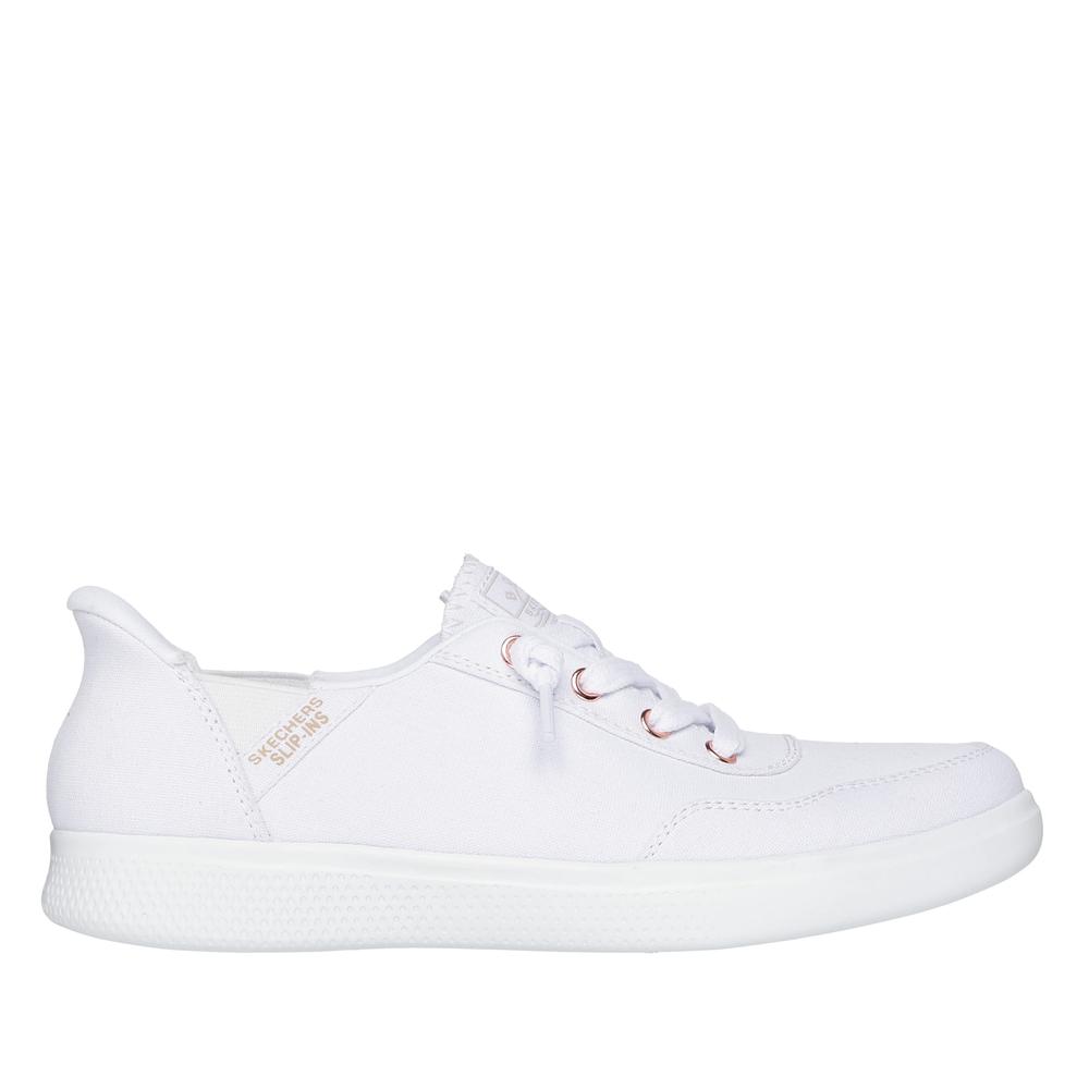 Buty Skechers Slip-ins Bobs Skip Cute B Cute Sweet 114815WHT - białe