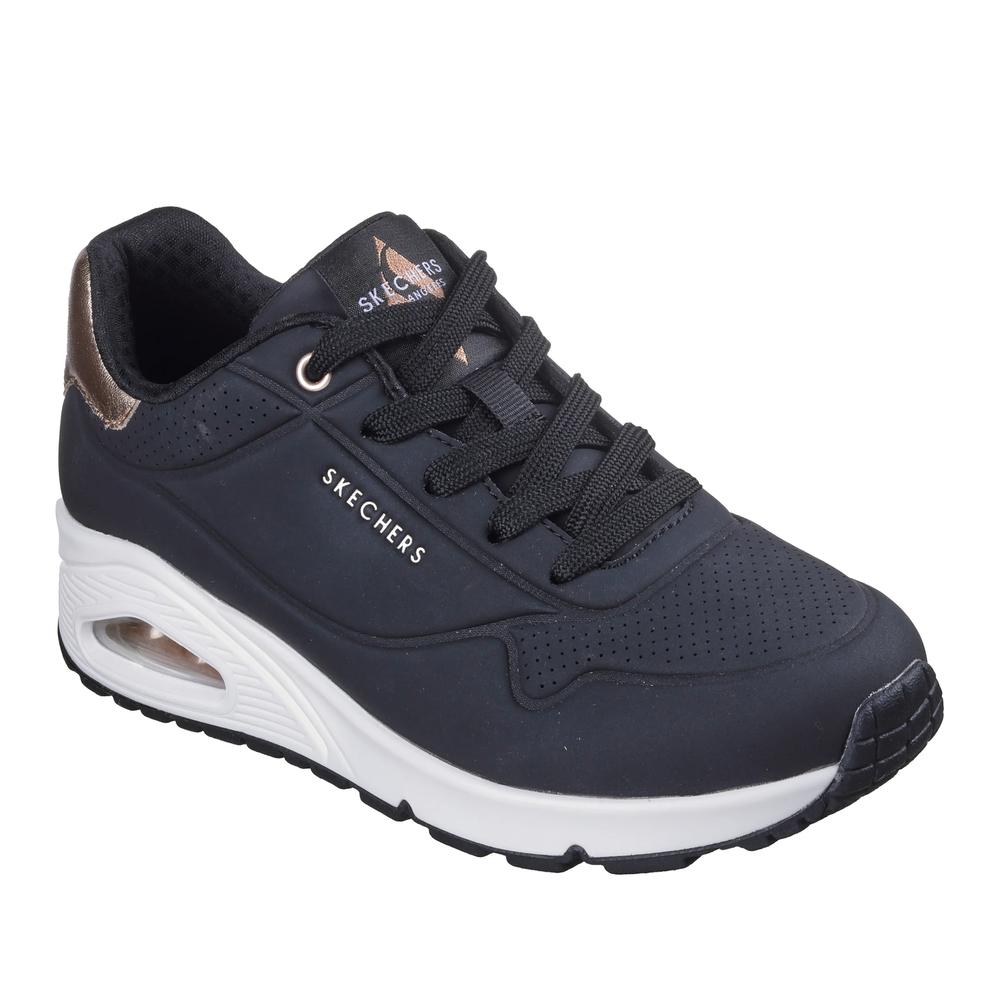 Buty damskie Skechers Uno Golden Air 177094BLK - czarne