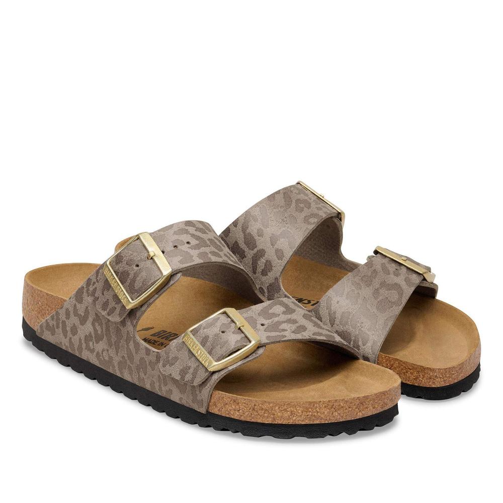 Klapki damskie Birkenstock Arizona 1031941 - szare