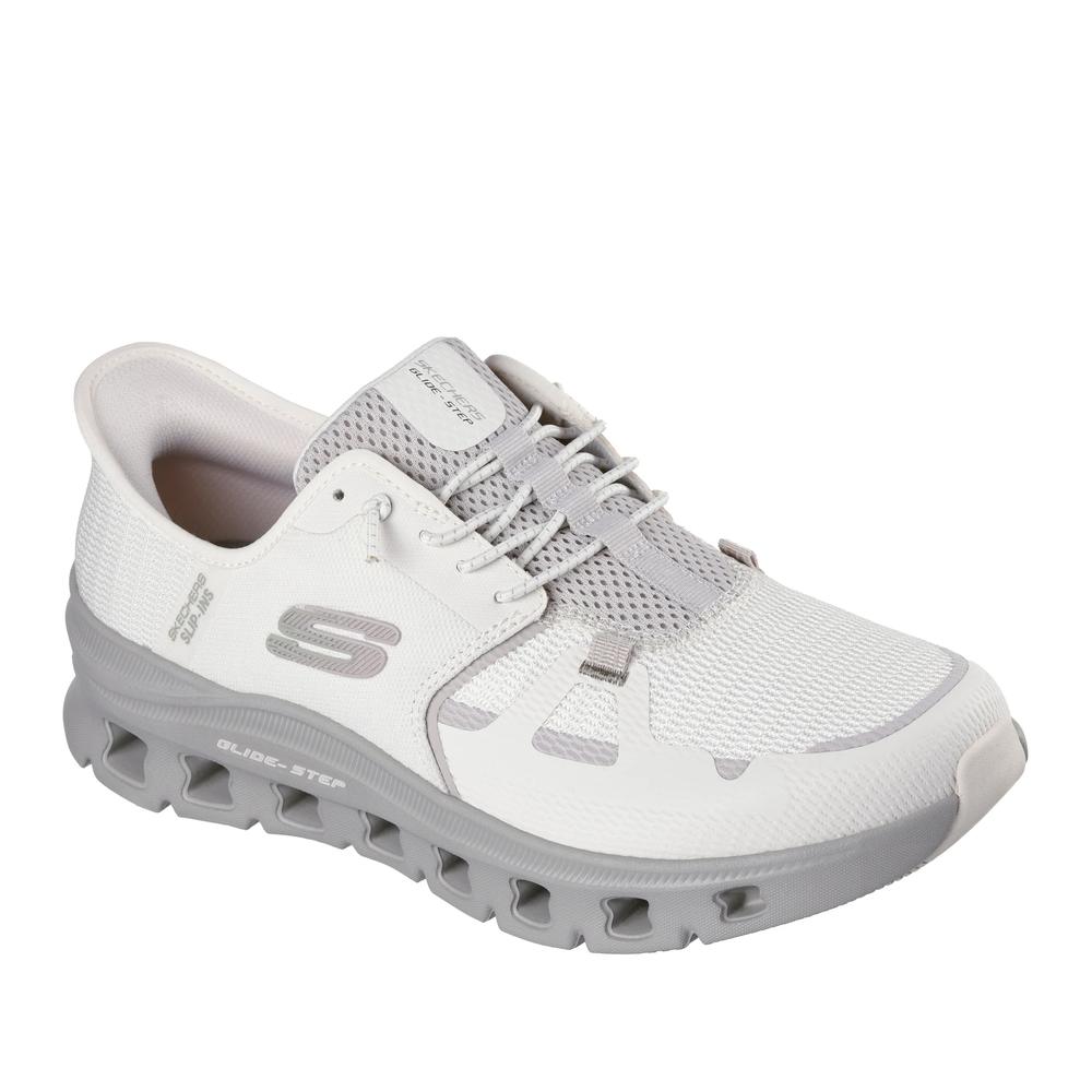 Buty męskie Skechers Slip-ins: Glide-Step Pro 232930NAT - białe