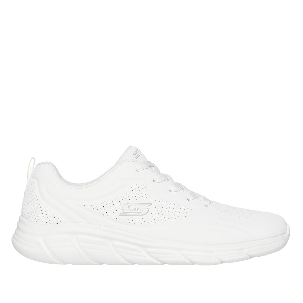 Buty damskie Skechers Bobs Sport B Flex LO Cool Ease 117715W - białe