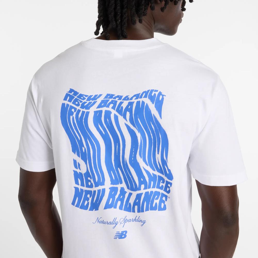 Koszulka męska New Balance MT61B2STWT - biała