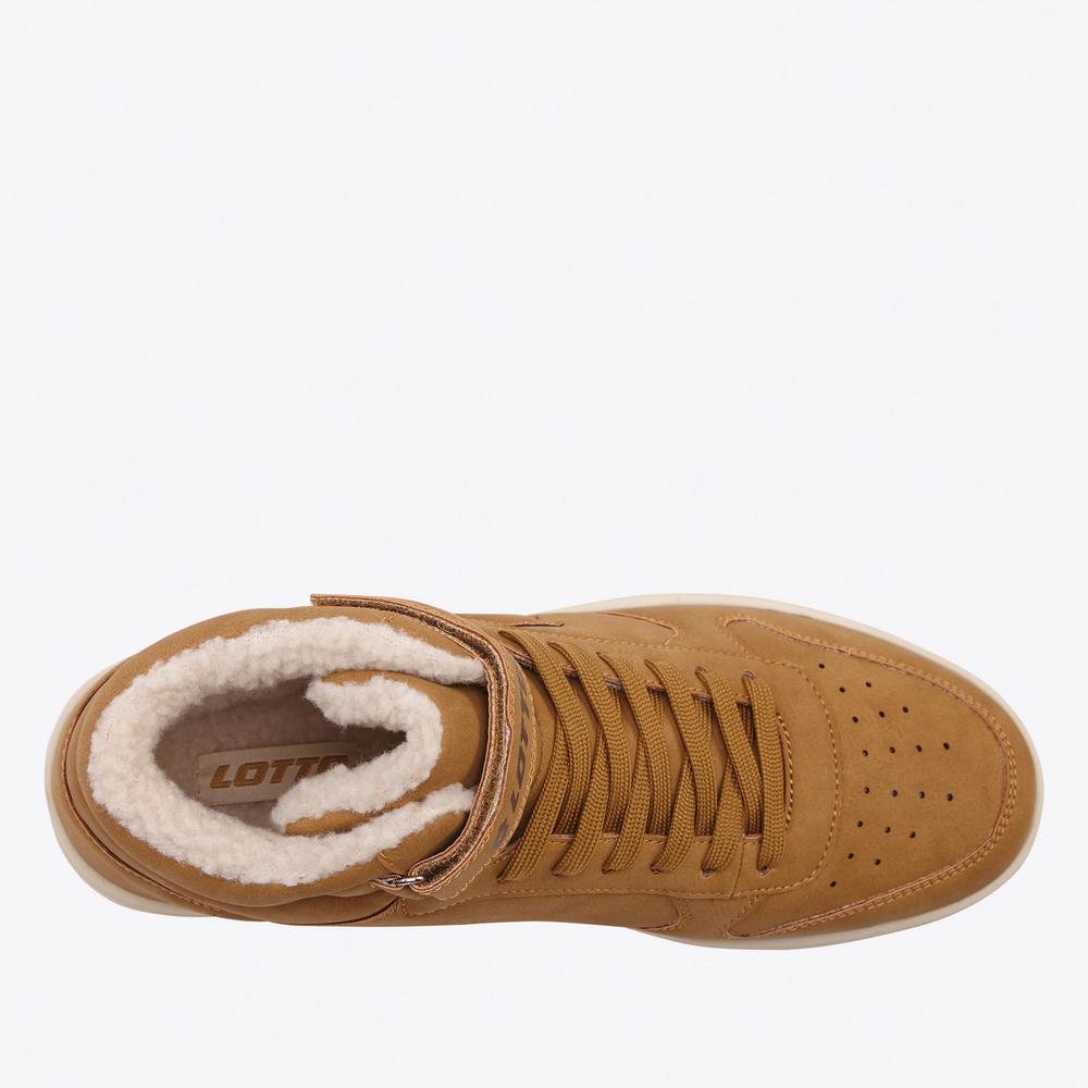 Buty unisex Lotto Paliot Fur 2400192U-7212 - brązowe