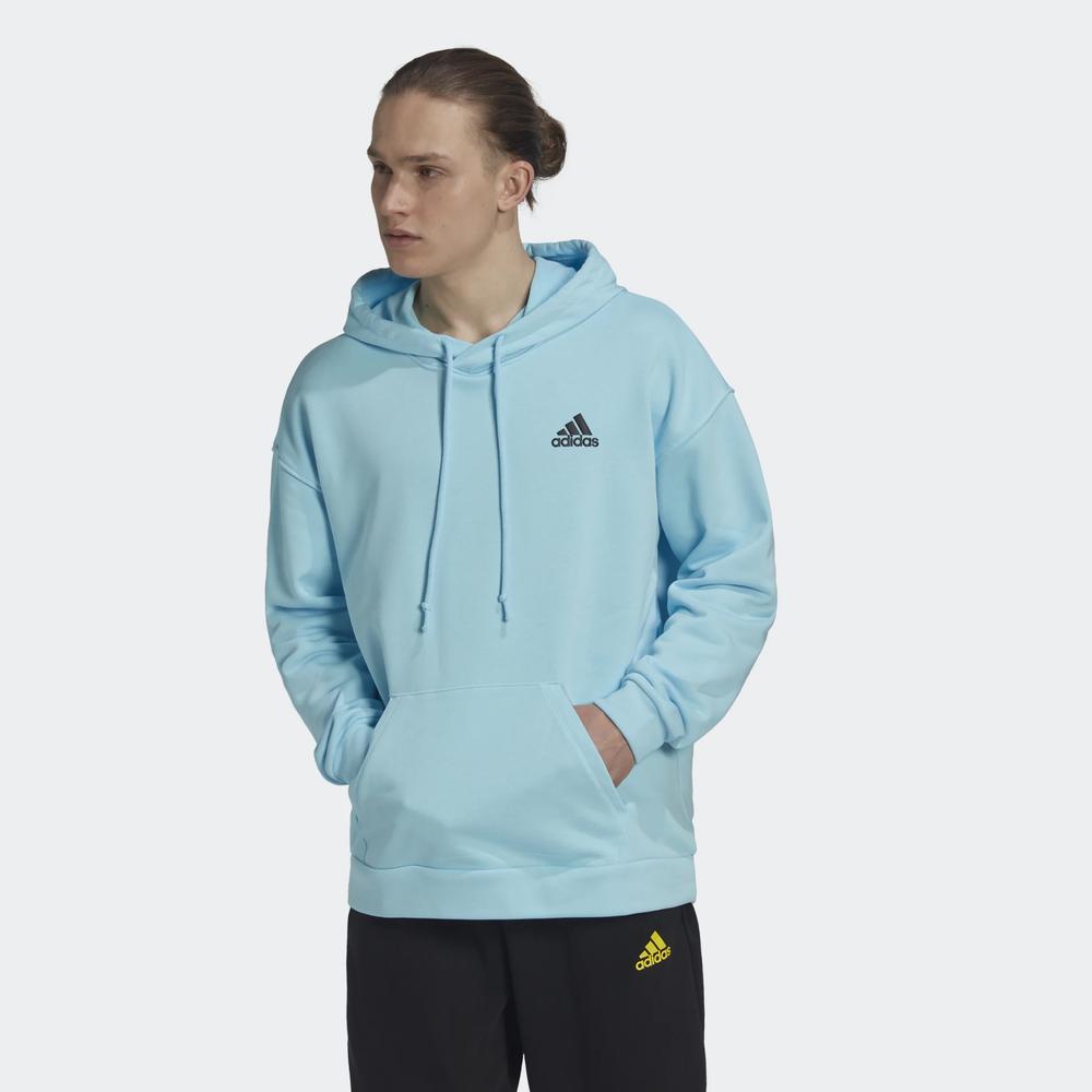 Bluza adidas Clubhouse Tennis Hoodie HK6467 - niebieska