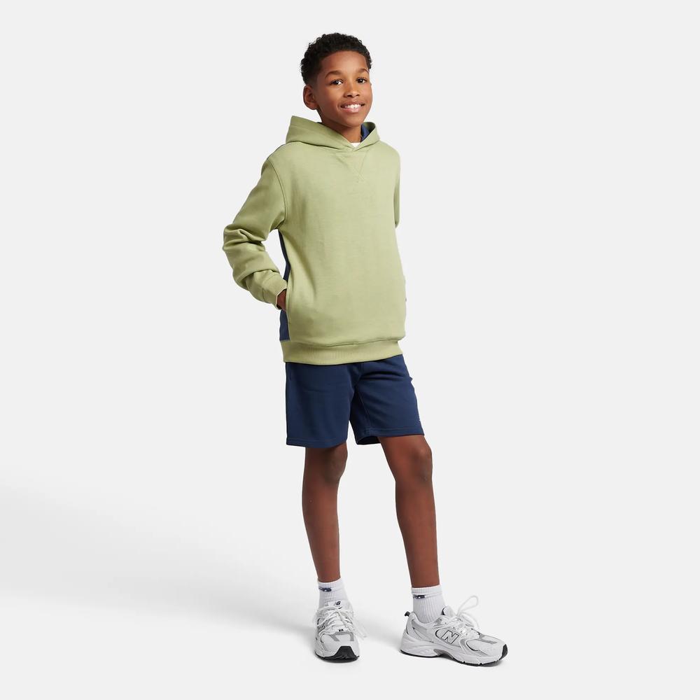 Bluza dziecięca New Balance LAKB0192EEN - zielona
