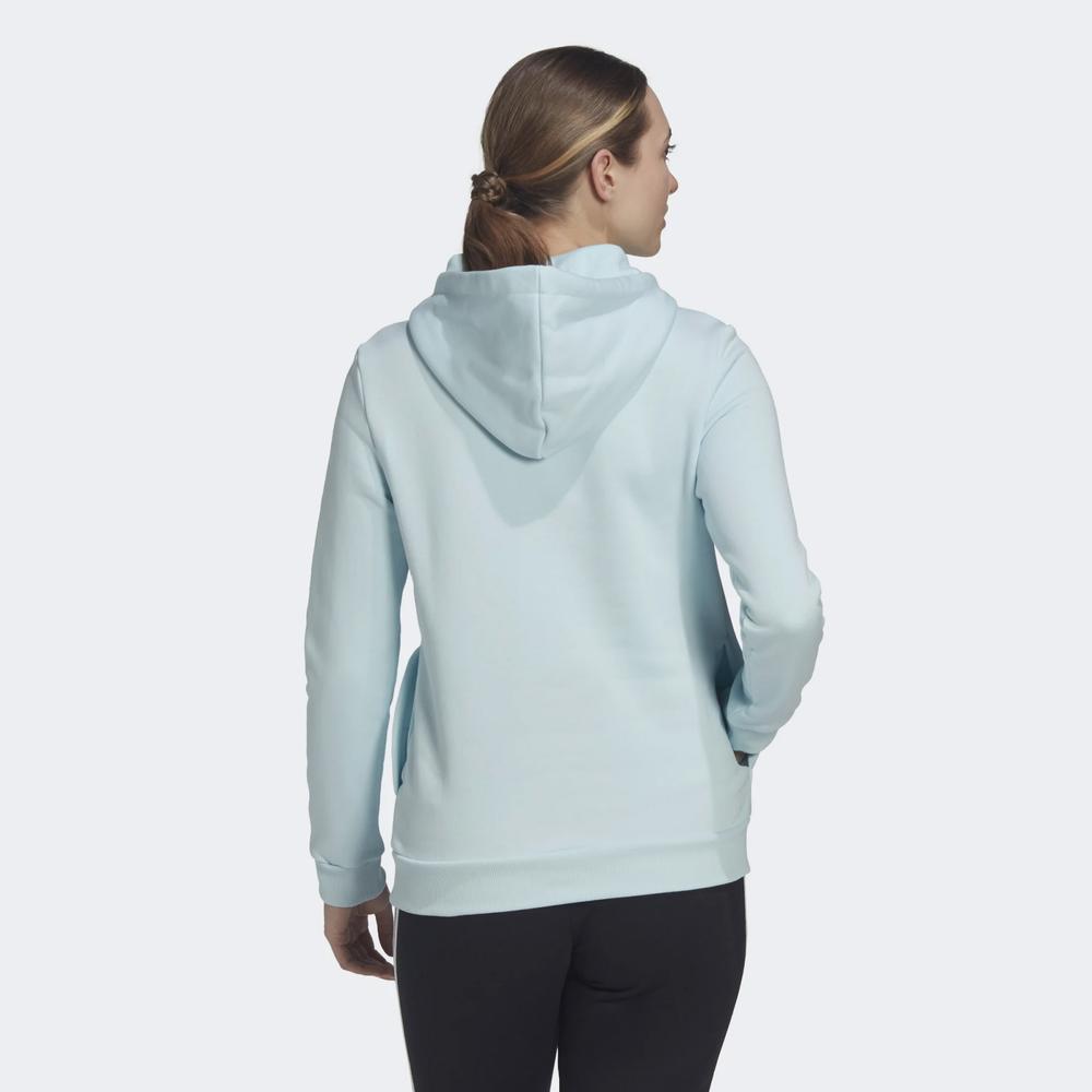 Bluza adidas Loungwear Essentials Logo Fleece Hoodie HM1905 - niebieska
