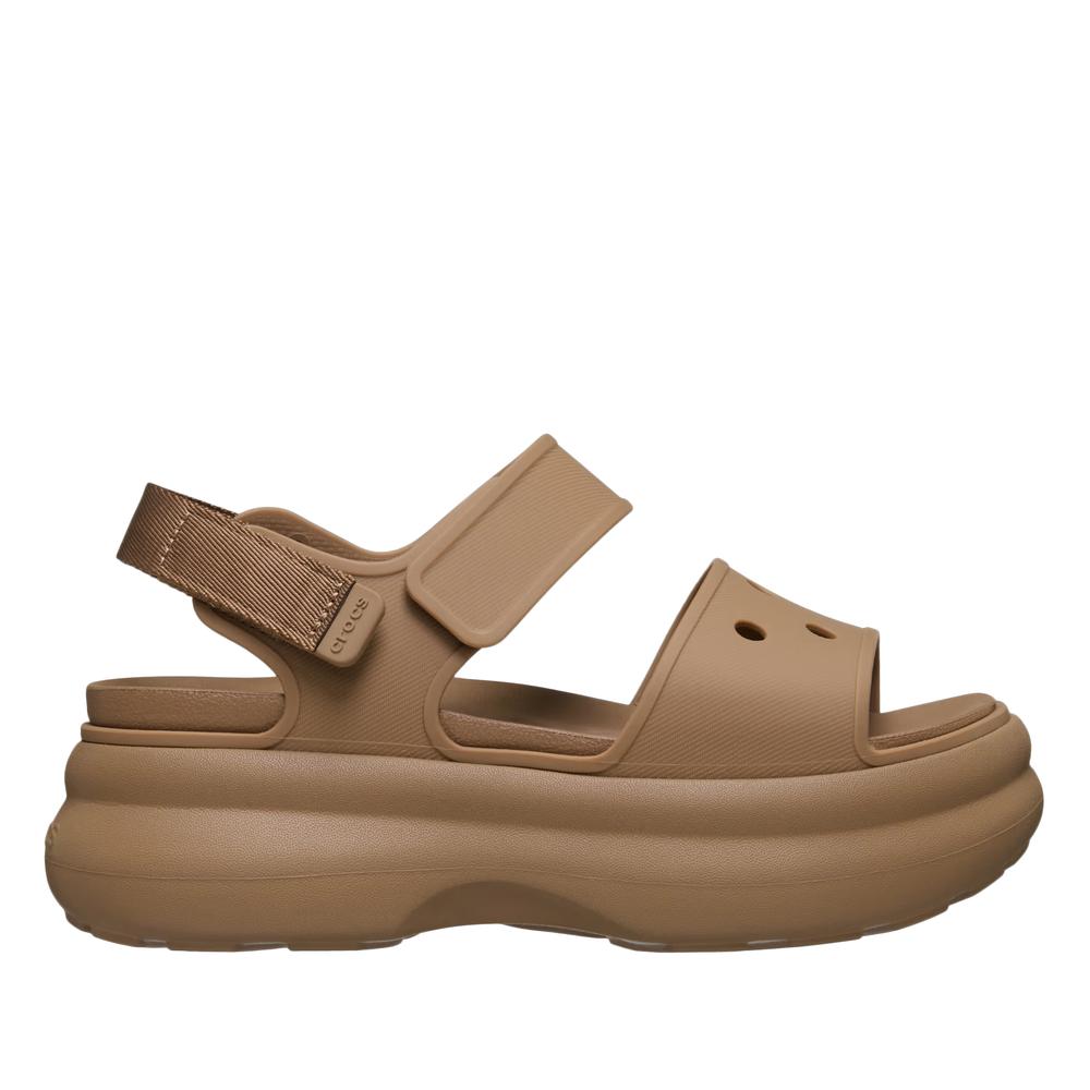 Sandały damskie Crocs Soho Y-Strap 211755-2EY - brązowe
