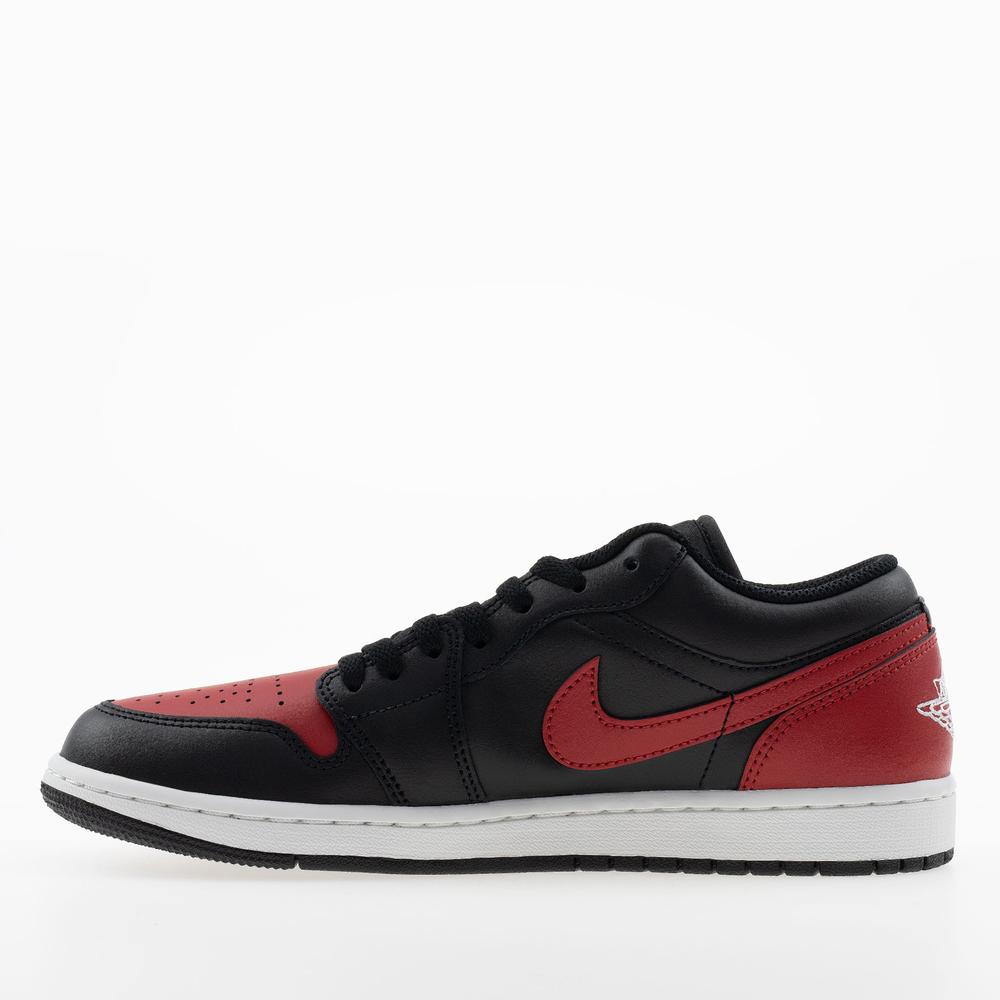 Buty męskie Nike Air Jordan 1 Low 553558-067 - czarno-czerwone