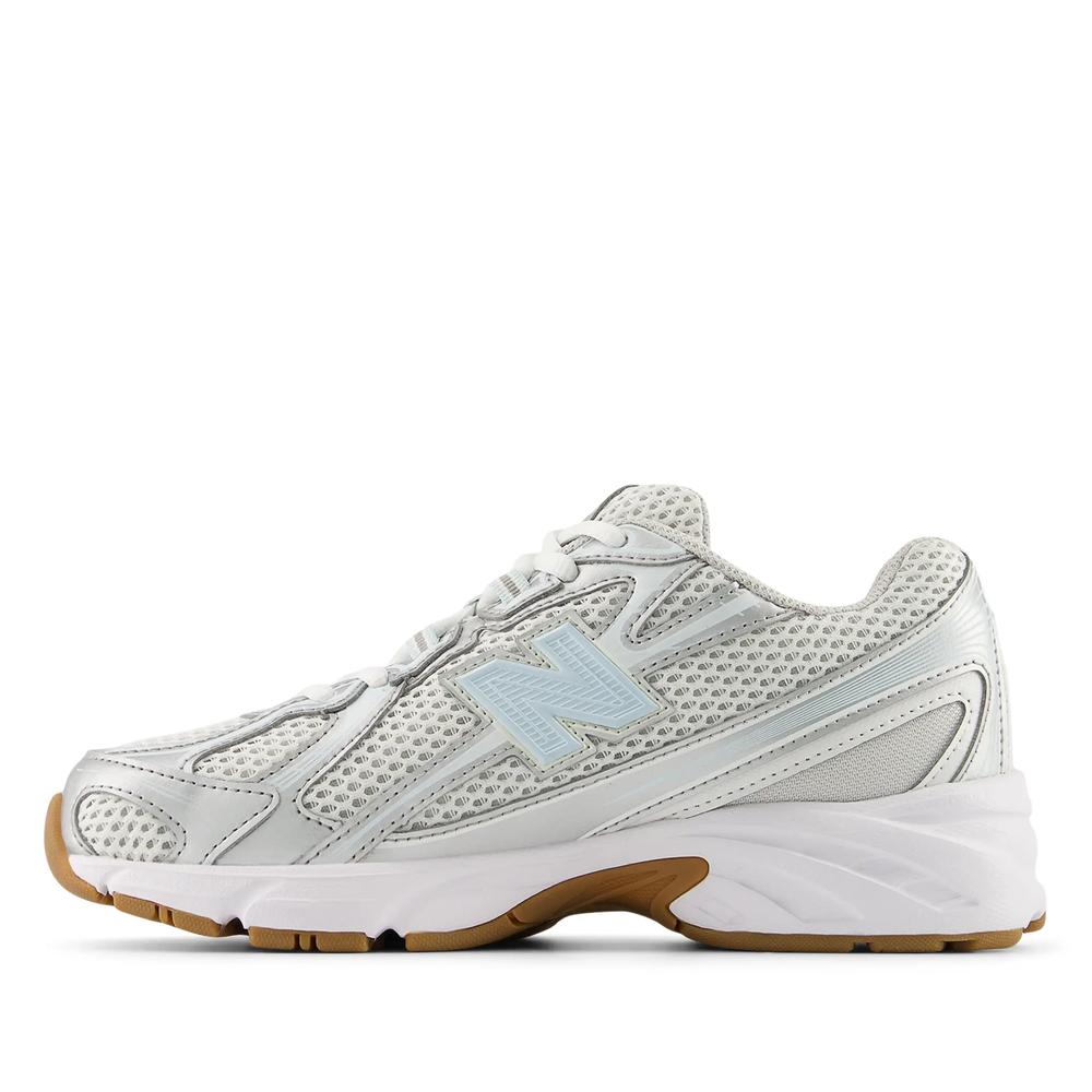 Buty młodzieżowe New Balance GR740AA - srebrne