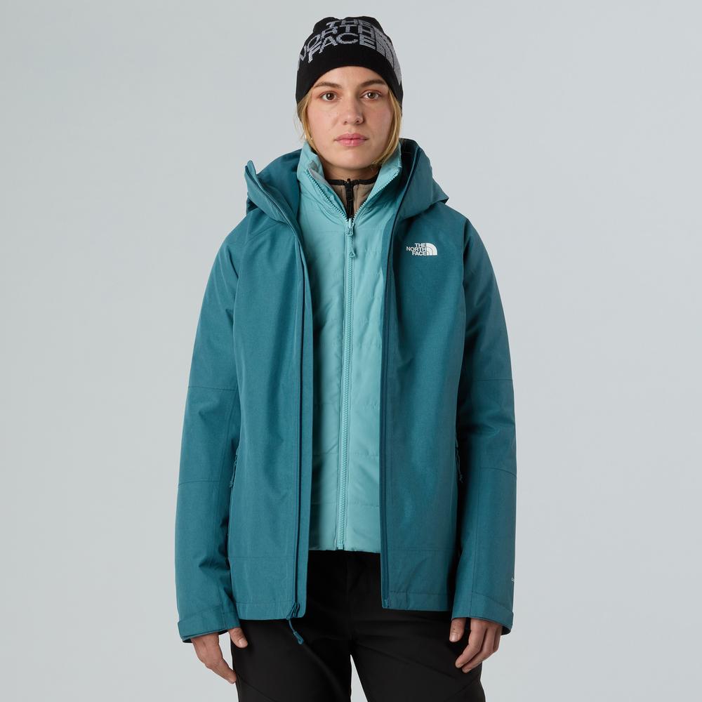 Kurtka damska The North Face Inlux Triclimate 0A8DZQFUK1 - niebieska