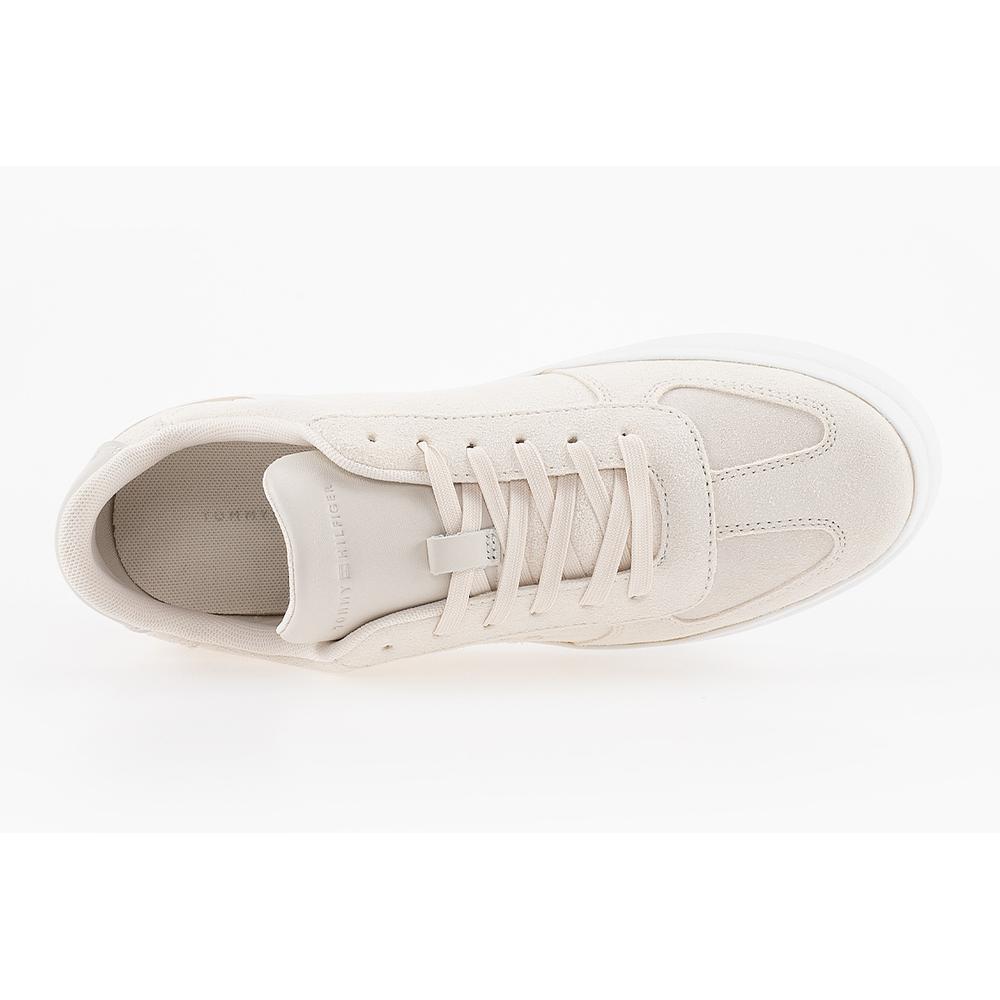 Buty Tommy Hilfiger Signature Suede FW0FW06518-AF4 - beżowe
