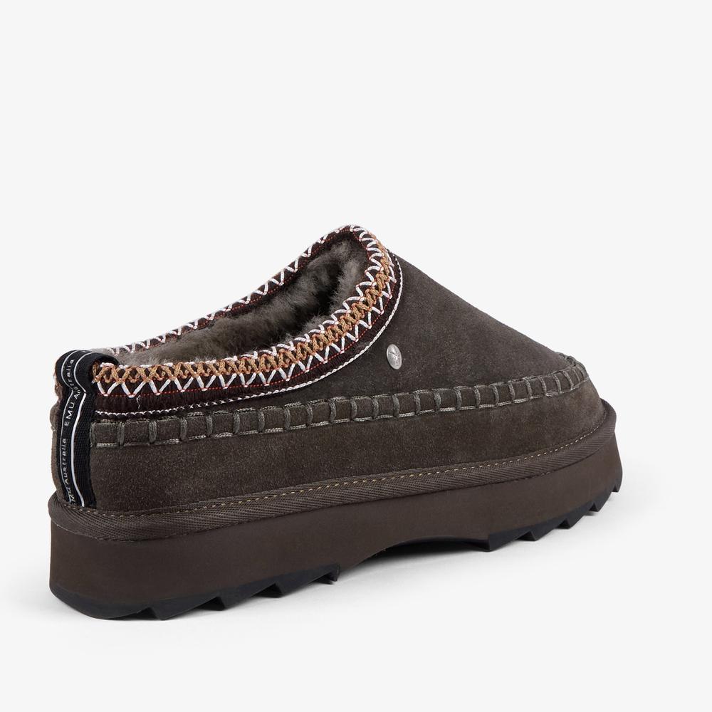 Buty damskie Emu Australia Sharky Adventure Scuff W13239OLID - zielone