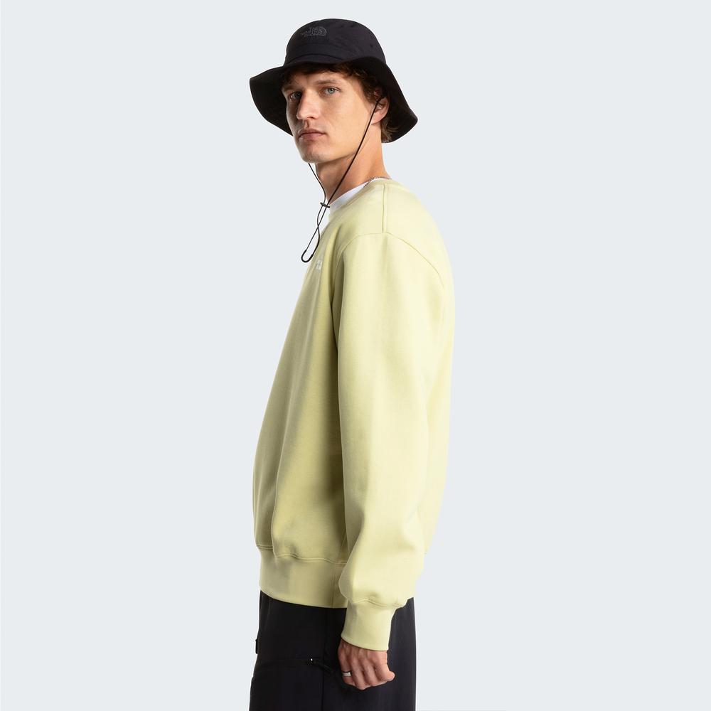 Bluza męska The North Face Essential Relaxed Crew 0A89ETG731 - żółta