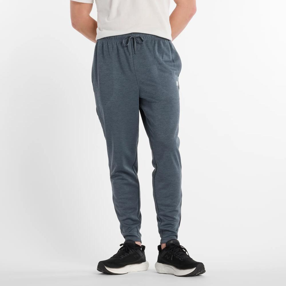 Spodnie męskie New Balance MP51905GT - szare