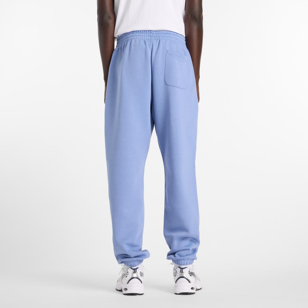 Spodnie męskie New Balance Reimagined Fleece Jogger MB61E74AAA3 - niebieskie