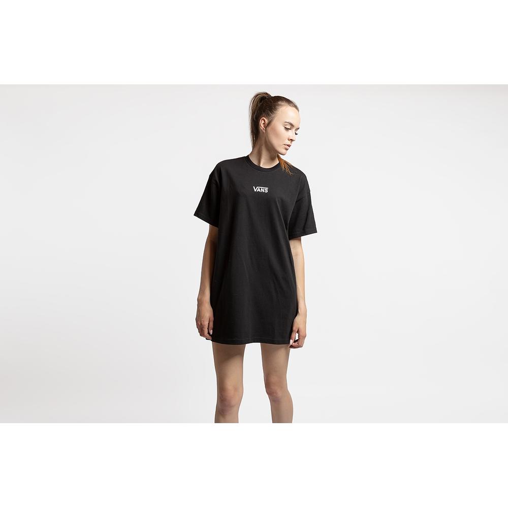 Vans WM Center Vee Tee Dress > VN0A4RU2BLK