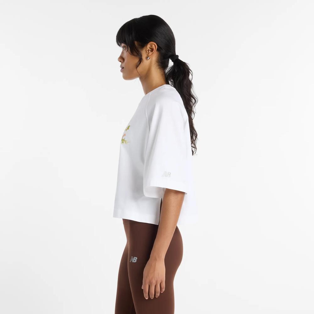 Koszulka damska New Balance WT61371RWT - biała