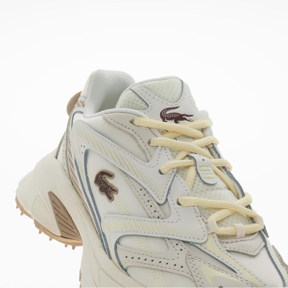 Buty damskie Lacoste L003 Neo Shot 225 4 SFA 750SFA0123-2R2 - beżowe