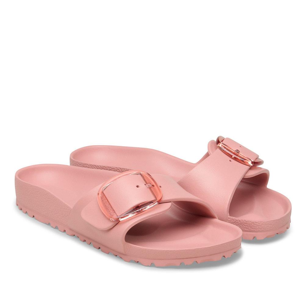 Klapki damskie Birkenstock Madrid Big Buckle 1032033 - różowe