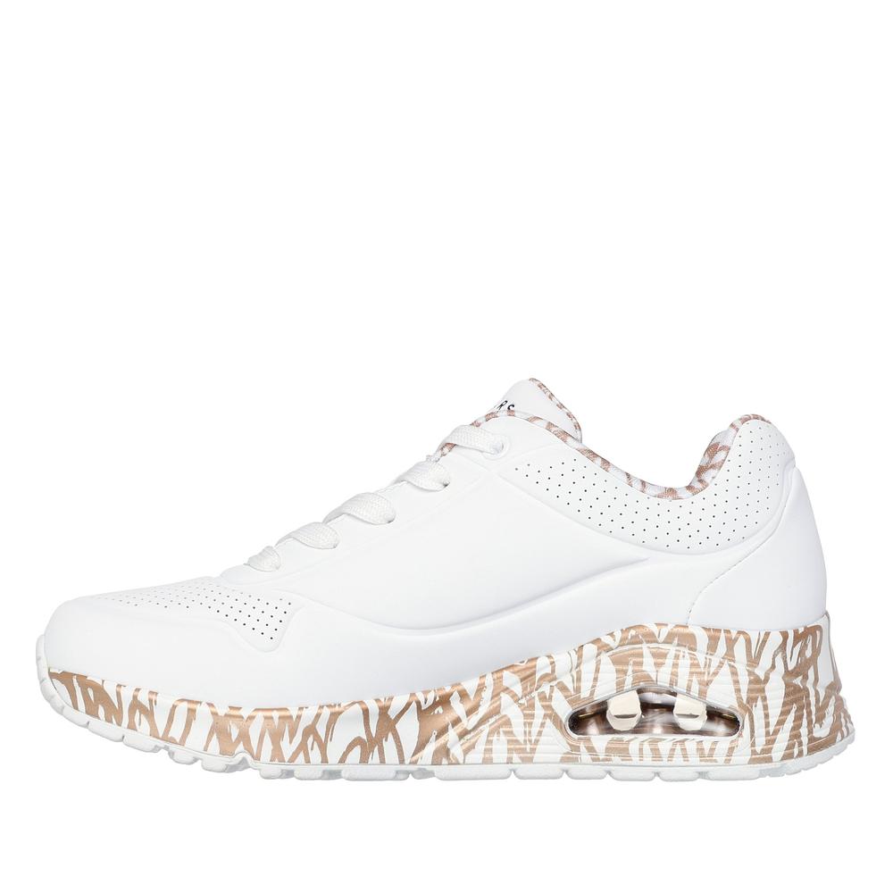 Buty Skechers x JGoldcrown Uno Loving Love 155506WTRG - białe