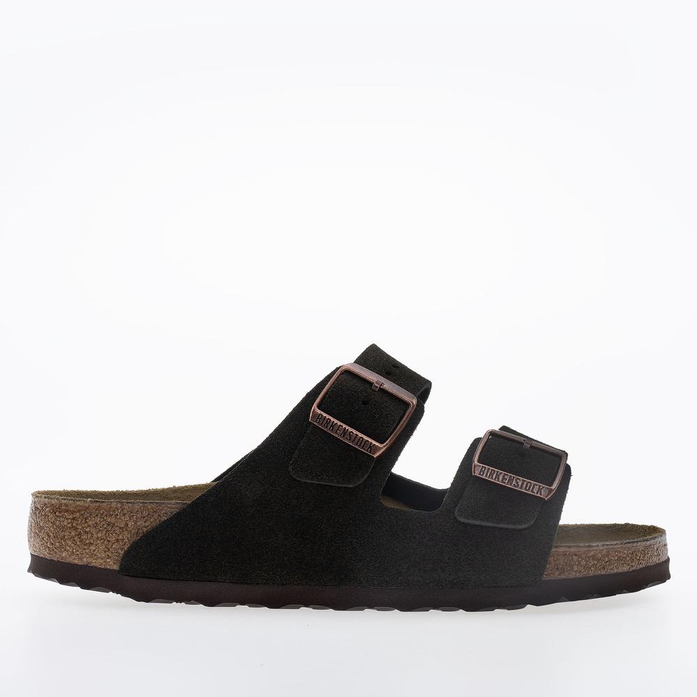 Klapki męskie Birkenstock Arizona 1027077 - brązowe