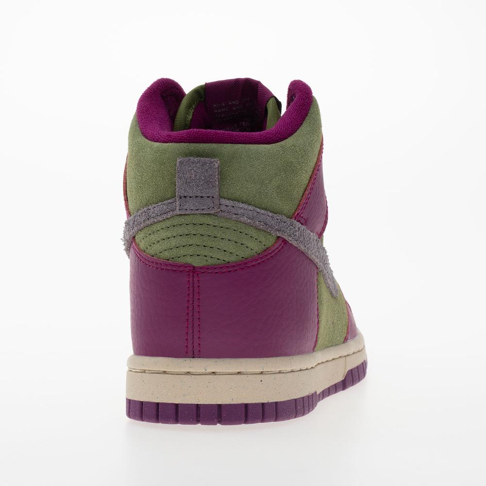 Buty damskie Nike Dunk High FB1273-500 - fioletowo-zielone