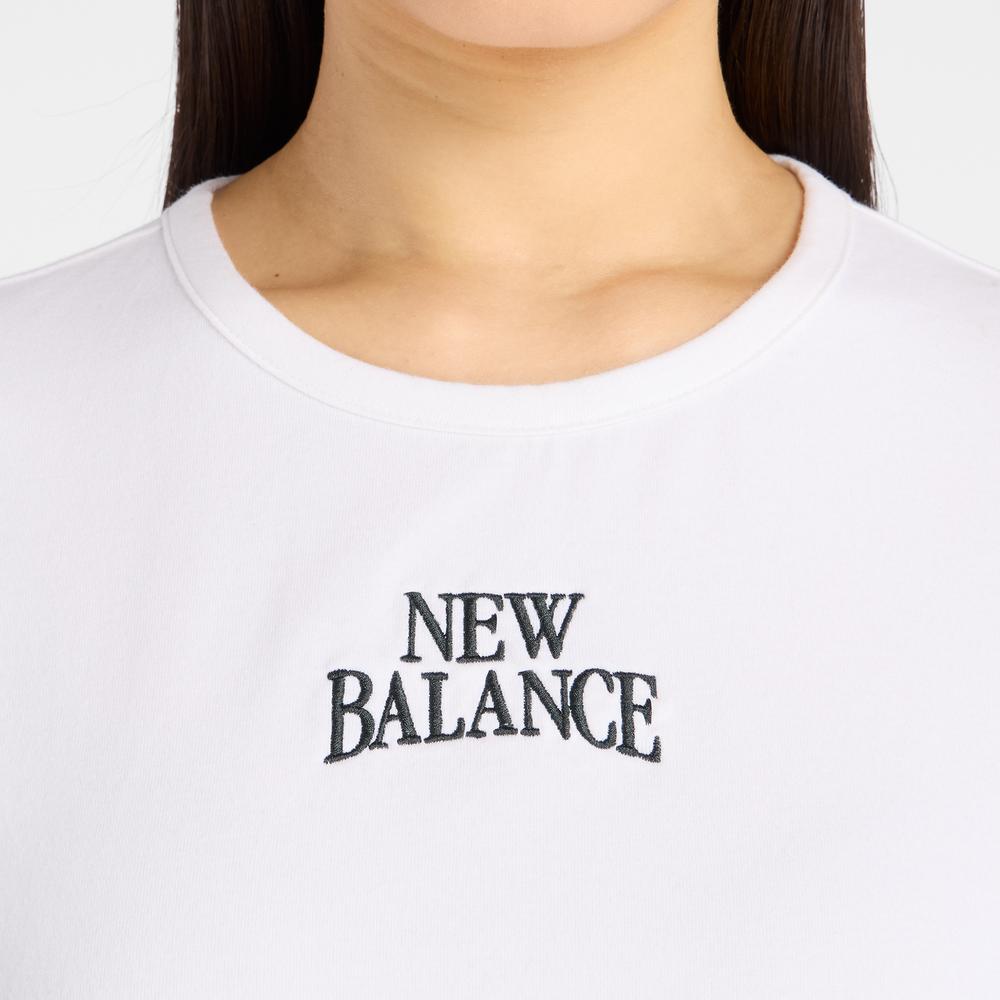 Koszulka damska New Balance WT61Y33QWT - biała