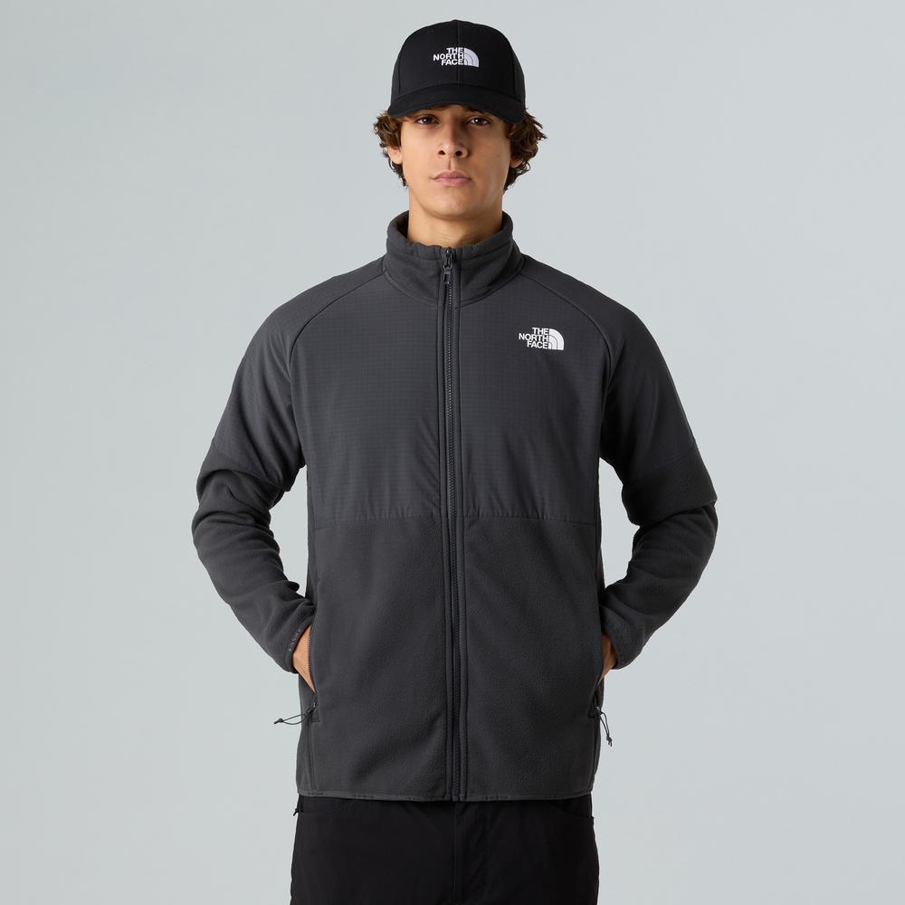Bluza męska The North Face 100 Glacier Heavyweight Full-Zip Fleece 0A89JGU8M1 - czarna