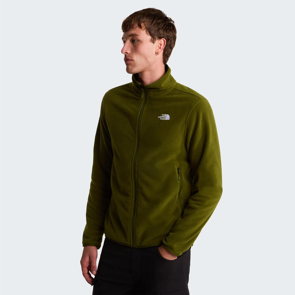 Bluza męska The North Face Glacier Full-Zip Fleece 0A8D0RBRI1 - zielona