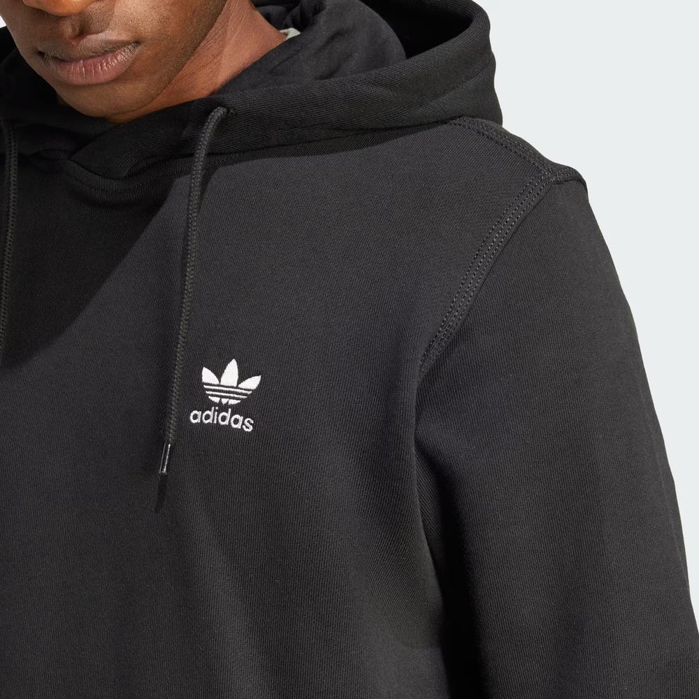 Bluza męska adidas Originals Trefoil Essentials Hoodie French Terry JD2404 - czarna