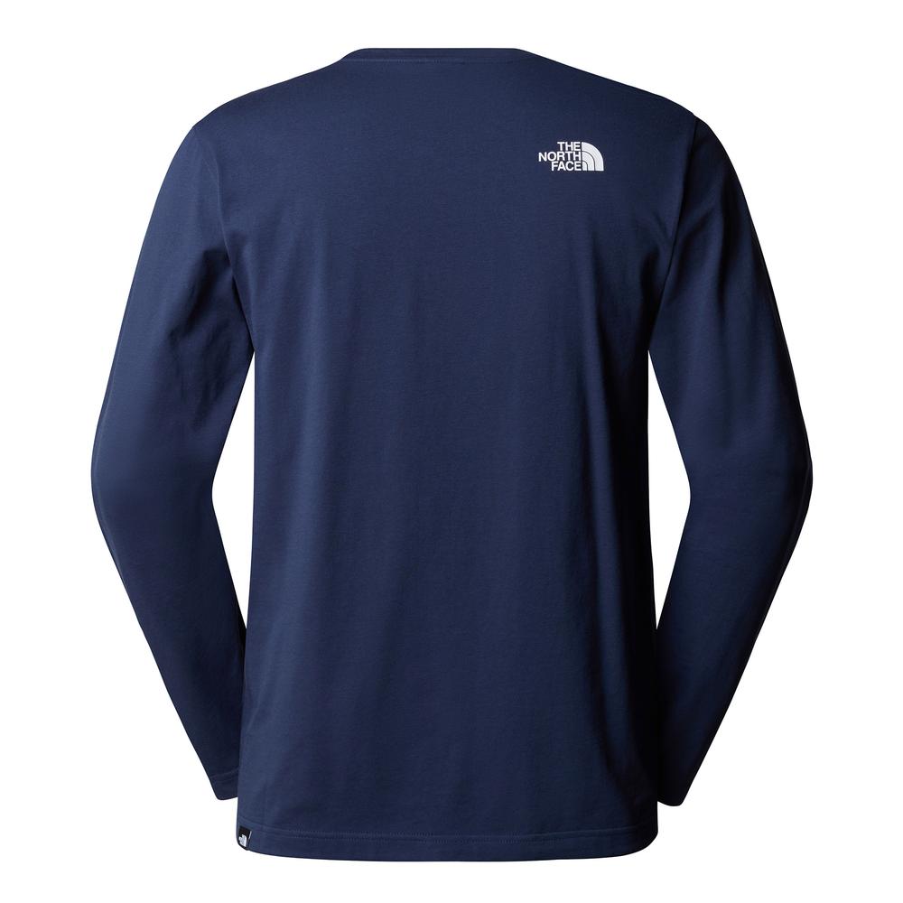Koszulka The North Face Simple Dome 0A87QN8K21 - granatowa