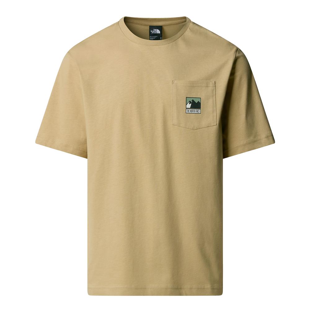 Koszulka męska The North Face Mountain 0A8E3MLK51 - beżowa