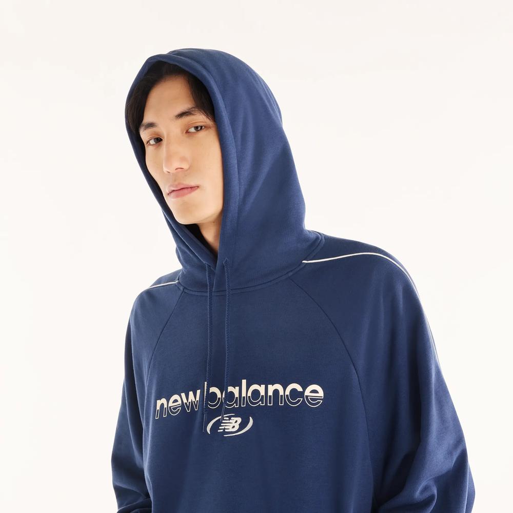 Bluza męska New Balance Trackside MT62W318NNY - granatowa