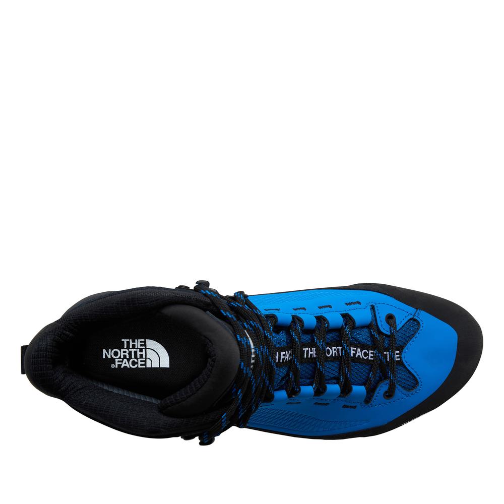 Buty męskie The North Face Verto Gore-Tex Mid 0A83NB16Y1 - czarno-niebieskie