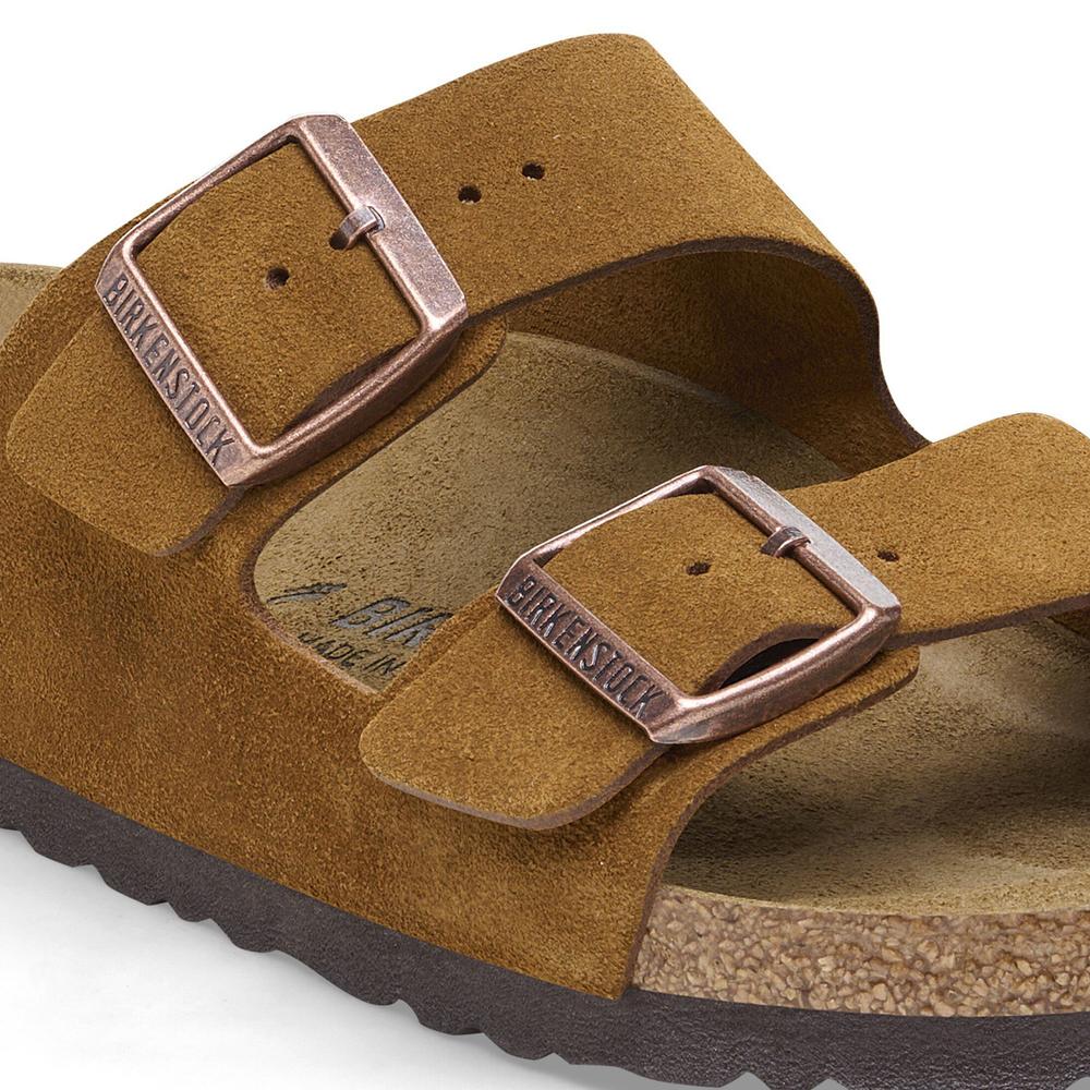 Klapki męskie Birkenstock Arizona 1027082 - brązowe