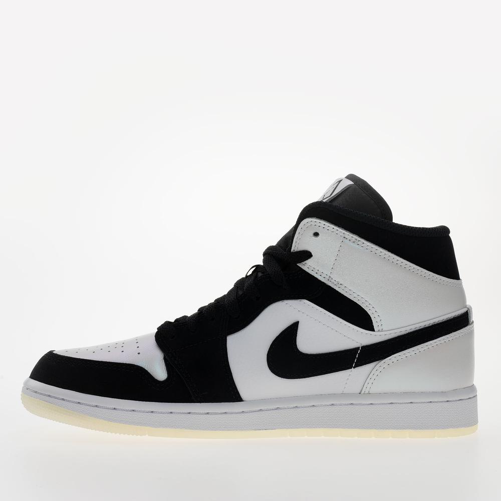 Buty męskie Air Jordan 1 Mid SE DH6933-100 - biało-czarne