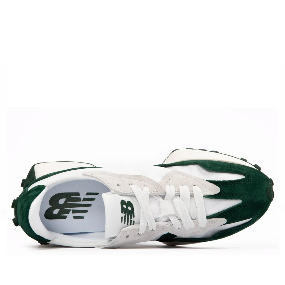 Buty New Balance U327WEL - zielono-białe