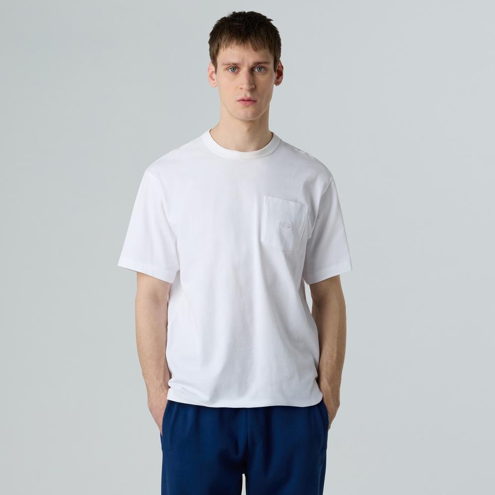 Koszulka męska The North Face Dome 0A8C3PFN41 - biała